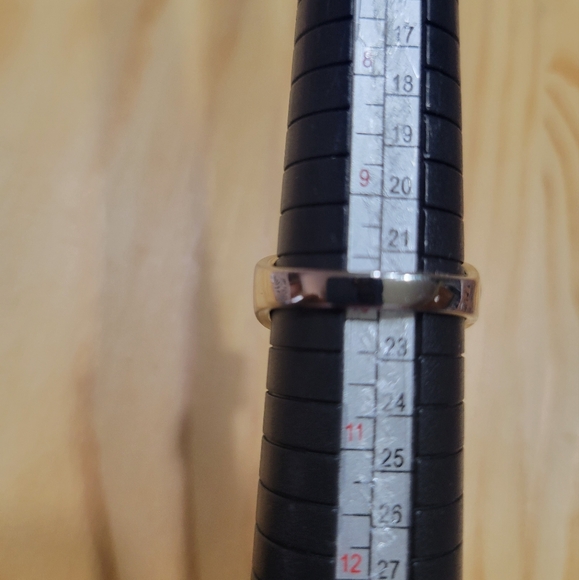 Blue Infinity Simulated Diamond Silver Ring NEW - Picture 4 of 8